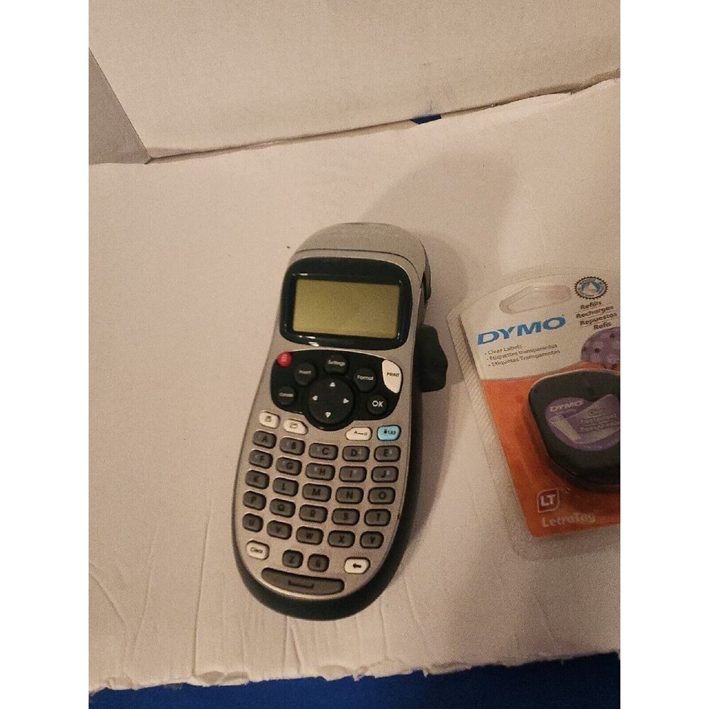 Dymo Letratag 100H‎ Handheld Thermal Label Maker (1749027) Works Missing Battery